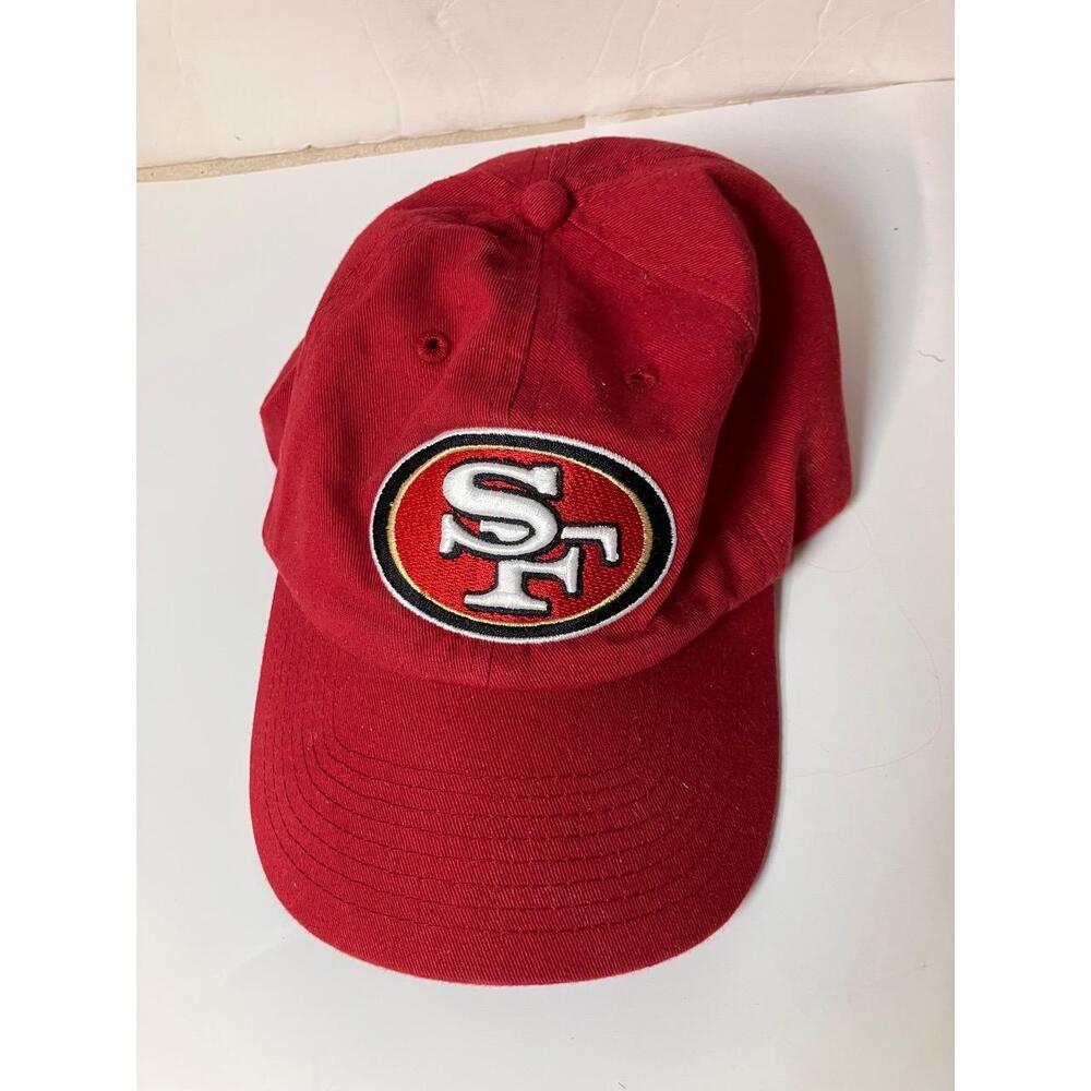 Cap Baseball Red San Francisco 49ers Logo Curved Brim Sporty Teamwear